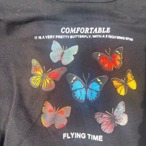Butterfly shein shirt S/M size